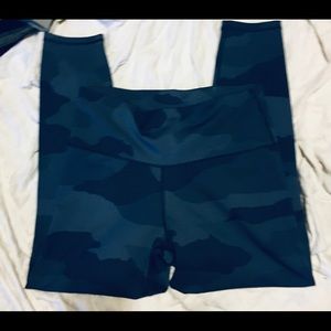 Aerie Navy Blue Camo leggings